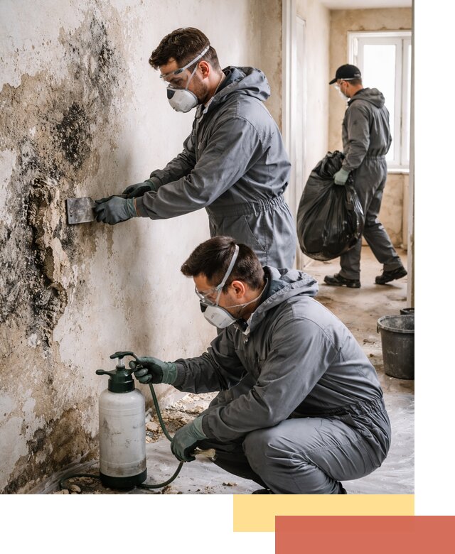 Удаление плесени со стен профессионально в Балтийске