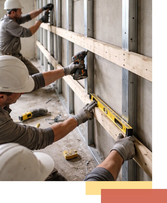 Устройство обрешетки под панели в Балтийске