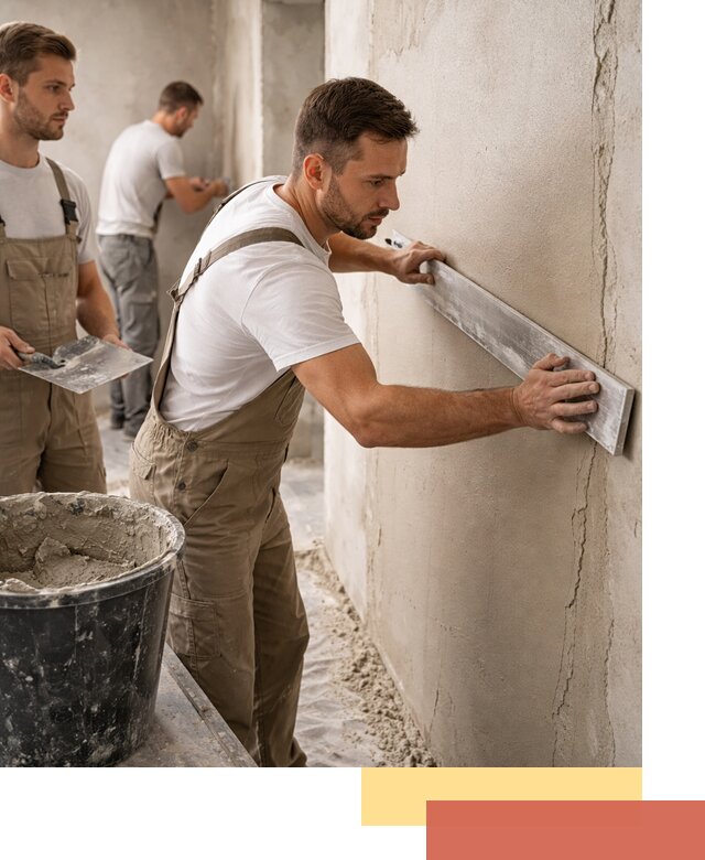 Штукатурка стен без маяков в Балтийске быстро и качественно