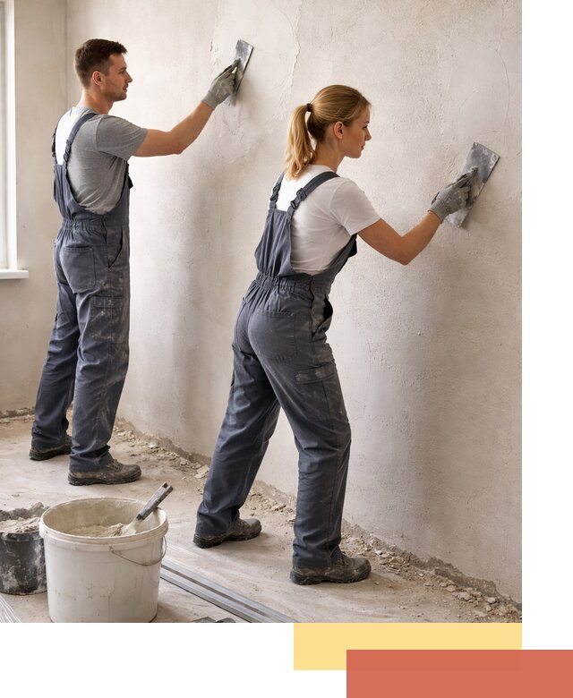 Штукатурка стен под обои в Балтийске профессионально и быстро