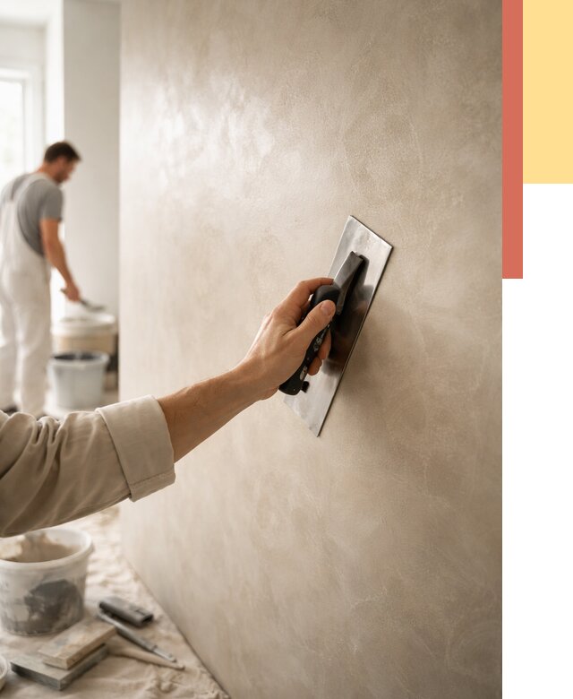 Венецианская штукатурка в Балтийске от 3568 руб/м² — нанесение стен под ключ | ОТДЕЛОЧНИК-Блт