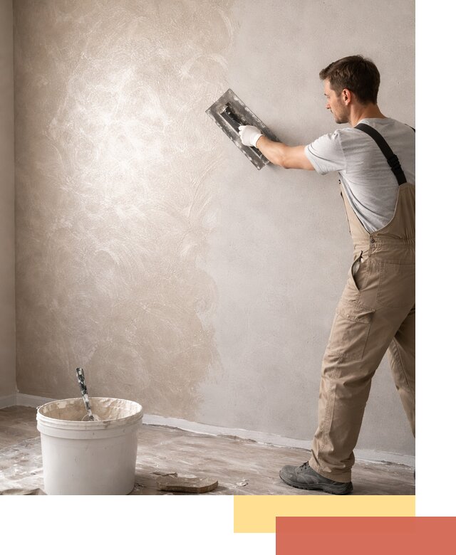 Декоративная штукатурка «Мокрый шелк» под ключ в Балтийске