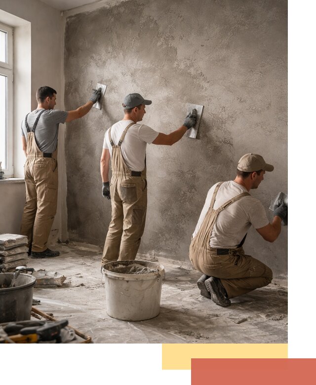 Декоративная штукатурка под бетон в Балтийске для стен и потолков