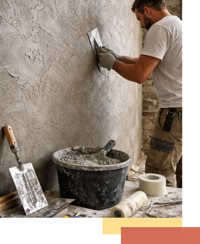 Декоративная штукатурка лофт в Балтийске — отделка стен и потолков