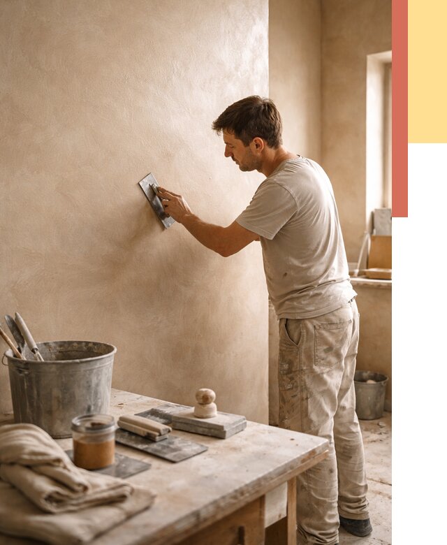 Марокканская штукатурка таделакт в Балтийске под ключ от 4282 руб. | ОТДЕЛОЧНИК-Блт