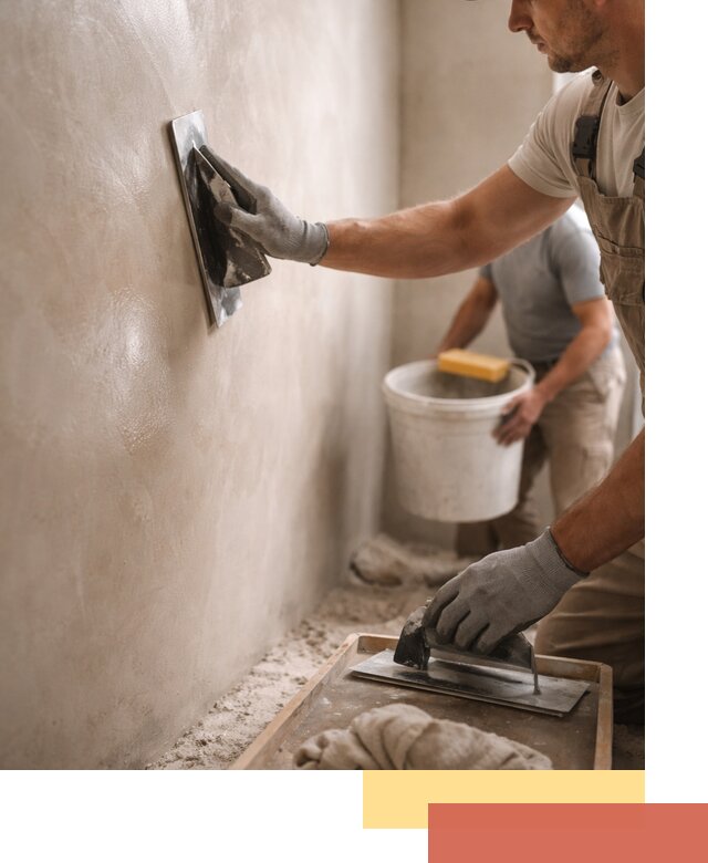 Нанесение марокканской штукатурки таделакт в Балтийске