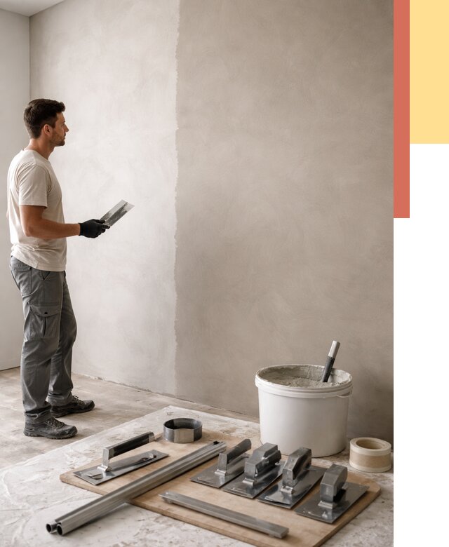 Нанесение микроцемента на стены в Балтийске от 3262 руб./м2 под ключ | ОТДЕЛОЧНИК-Блт