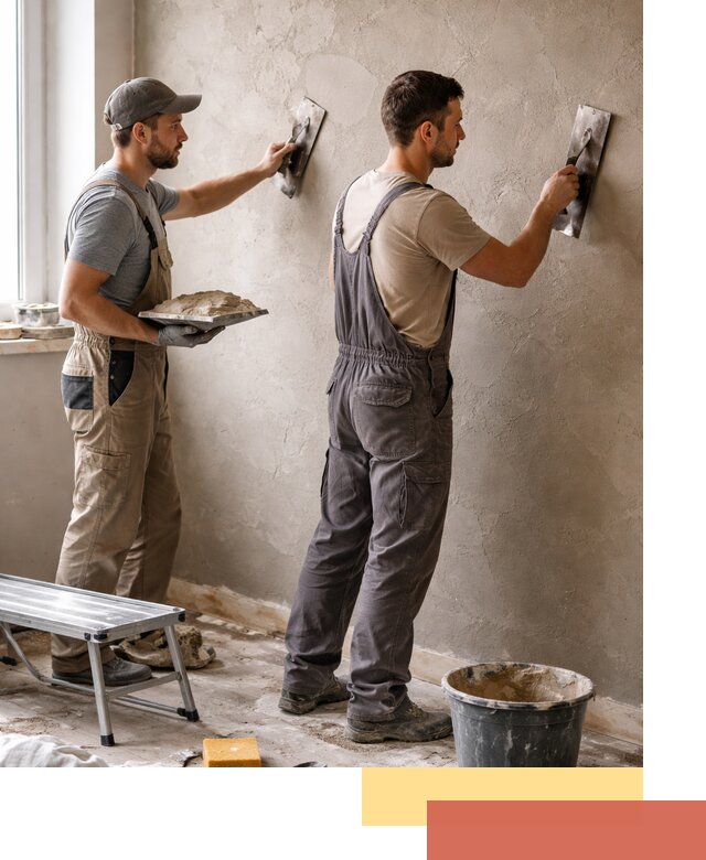 Ремонт декоративной штукатурки и восстановление фактуры в Балтийске