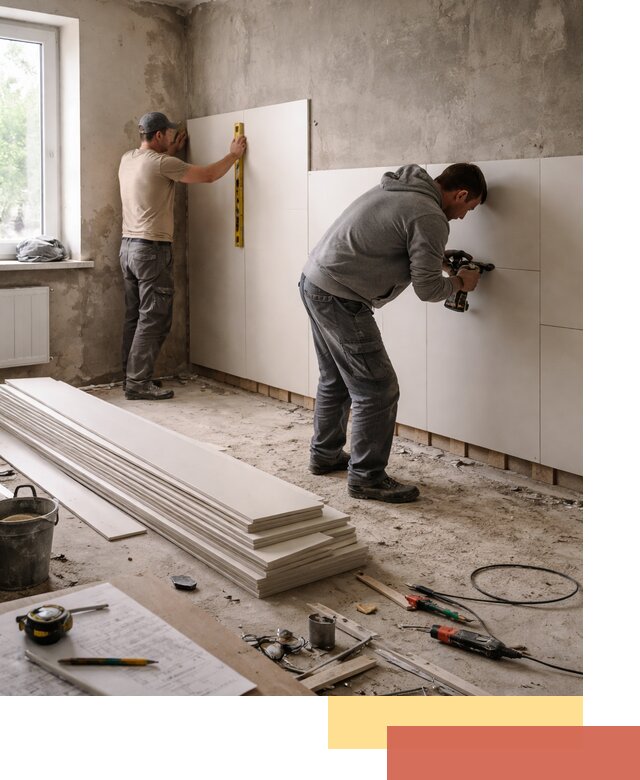 Монтаж ПВХ панелей на стены в Балтийске качественно и быстро