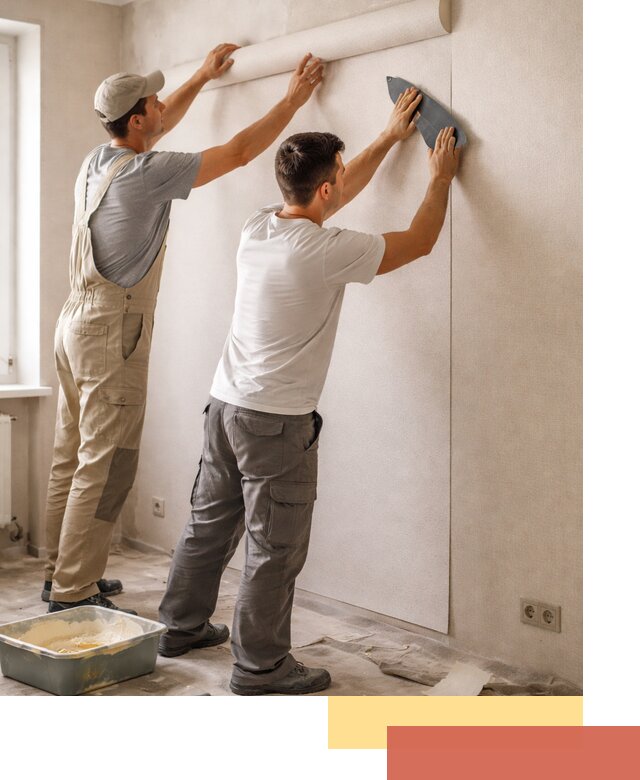 Поклейка виниловых обоев в Балтийске профессионально и качественно