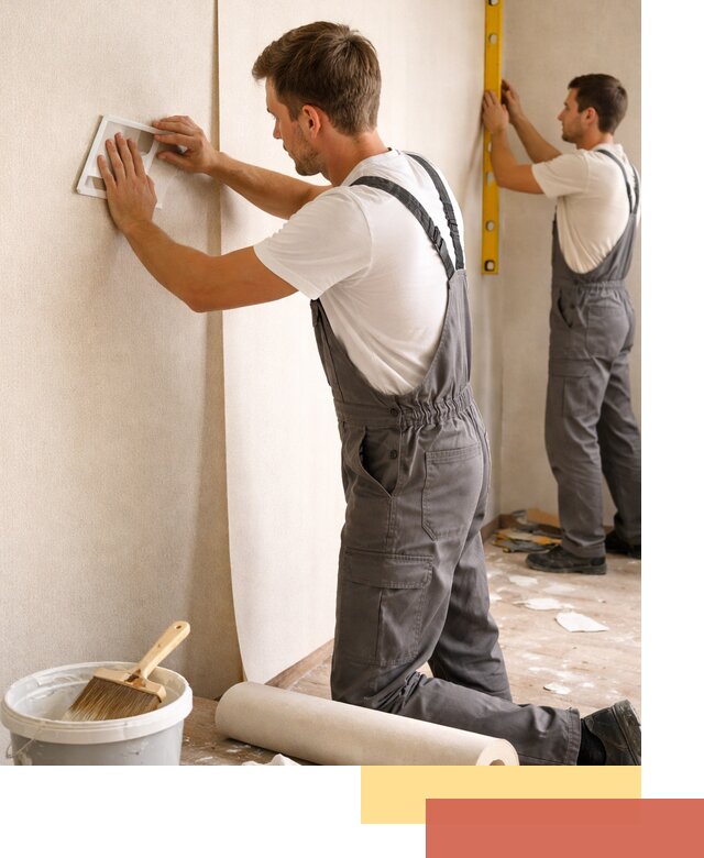 Поклейка бумажных обоев в Балтийске качественно и недорого