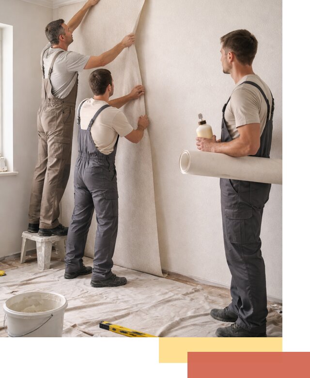 Оклейка стен обоями в Балтийске — качественно и профессионально