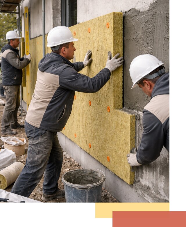 Утепление стен минватой в Балтийске — тепло и звукоизоляция