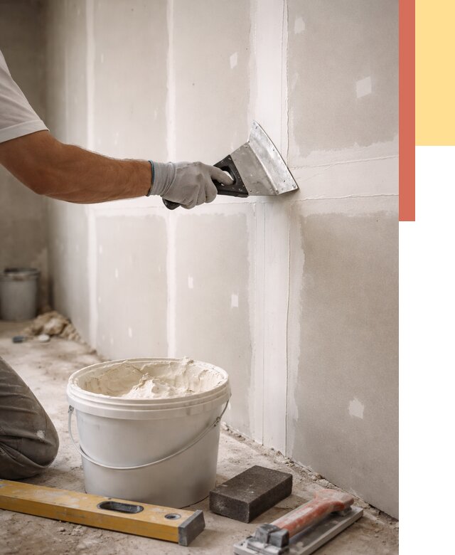 Шпаклевка перегородок из гипсокартона в Балтийске от 2549 руб. — услуги ОТДЕЛОЧНИК-Блт