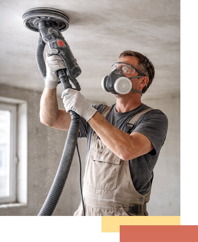 Шлифовка потолка в Балтийске — качественная подготовка под отделку