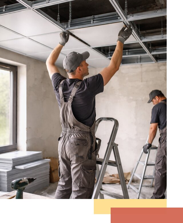 Монтаж кассетного потолка в Балтийске качественно и быстро