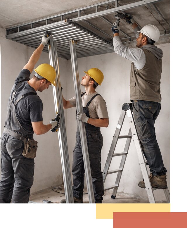 Монтаж реечного потолка под ключ в Балтийске