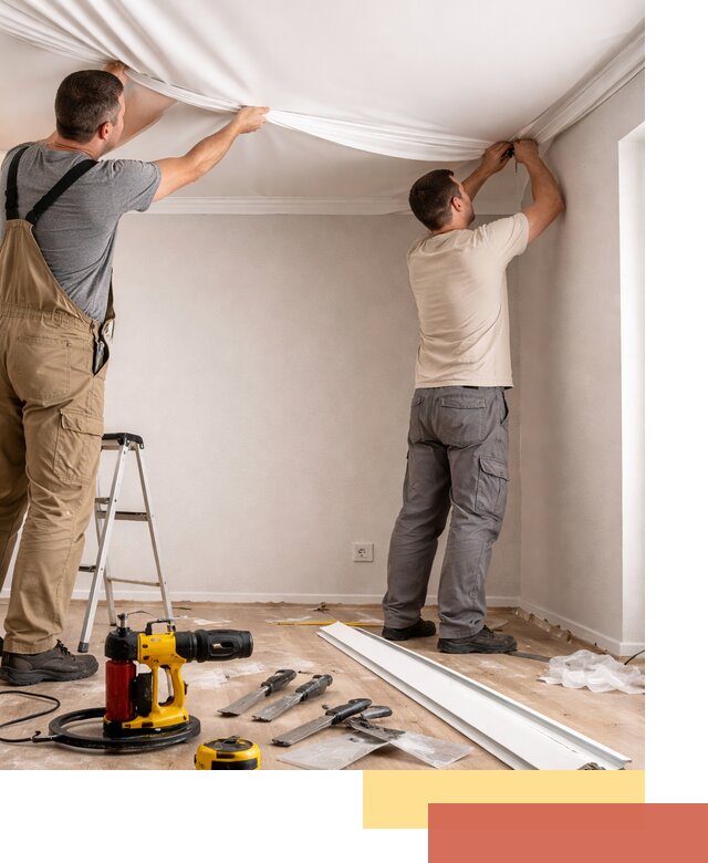 Монтаж ПВХ натяжного потолка в Балтийске качественно и быстро