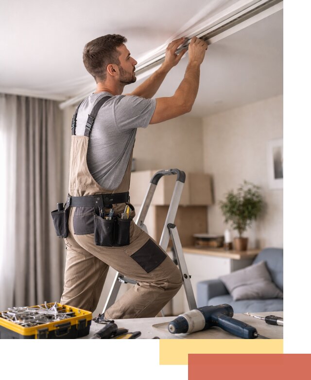 Ремонт натяжных потолков в Балтийске — качественно и оперативно