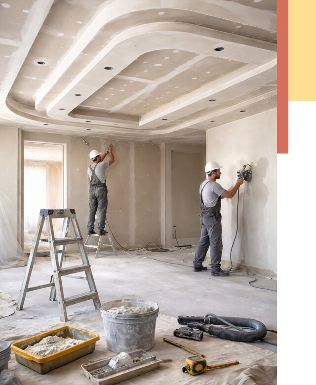 Многоуровневый потолок из гипсокартона в Балтийске от 765 руб. под ключ | ОТДЕЛОЧНИК-Блт