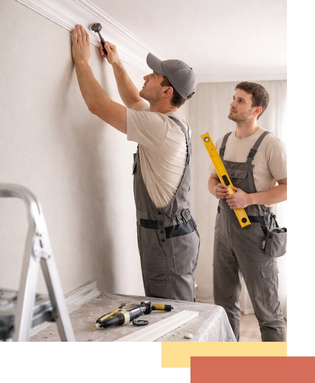 Монтаж потолочного плинтуса в Балтийске качественно и быстро