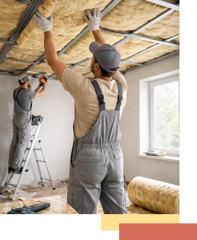 Утепление потолка под ключ в Балтийске качественно и быстро