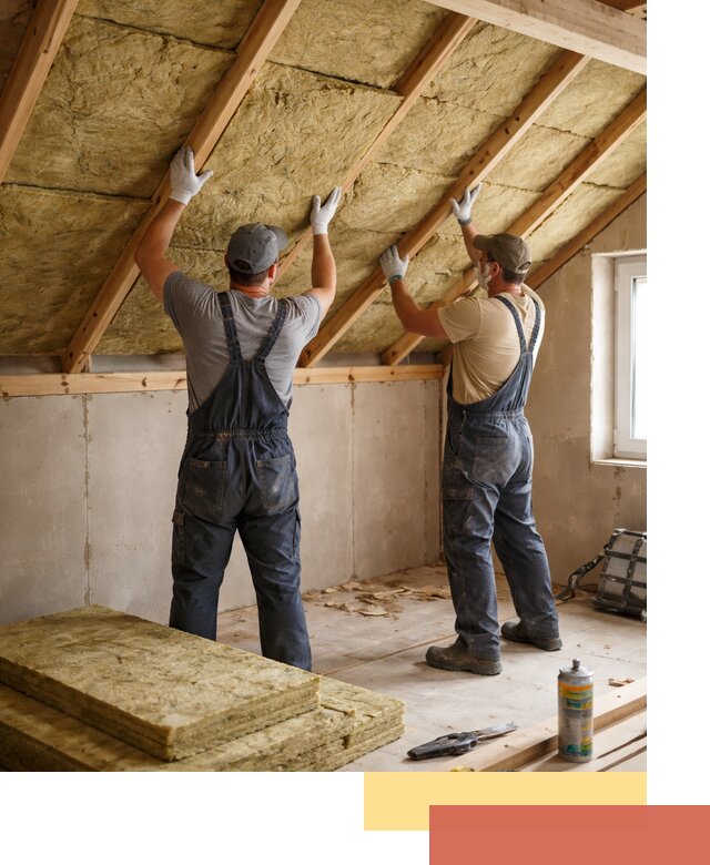 Утепление потолка минеральной ватой в Балтийске